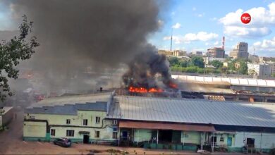 Photo of Крупный пожар в центре города